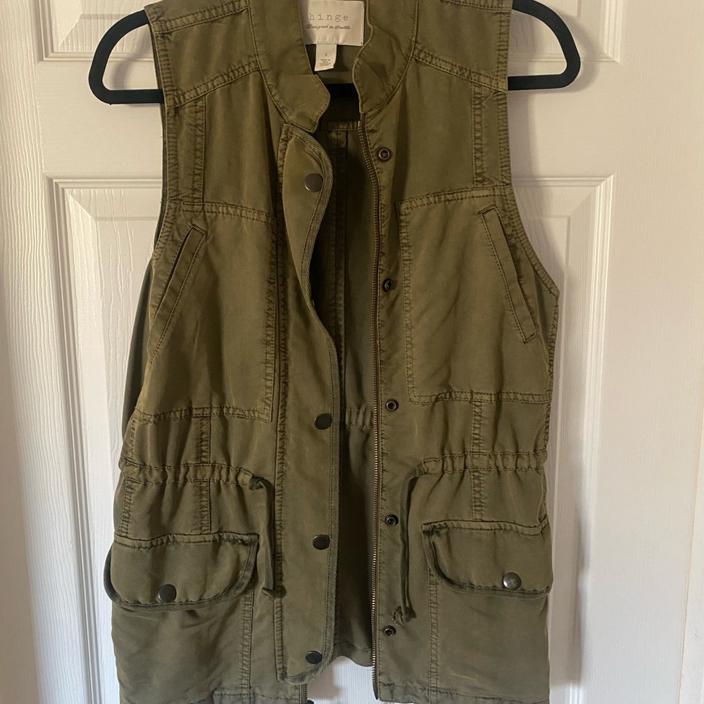 Olive Green Utility Vest